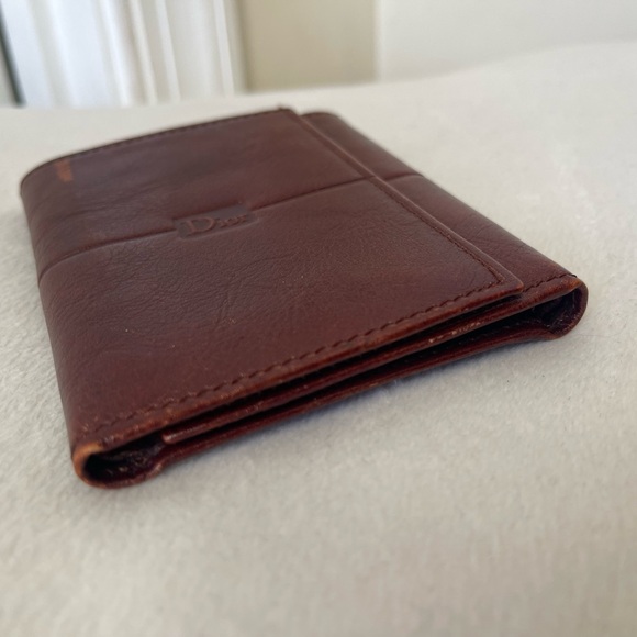 Dior Rich Brown Leather Wallet